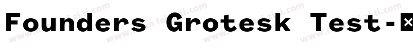 Founders Grotesk Test字体转换